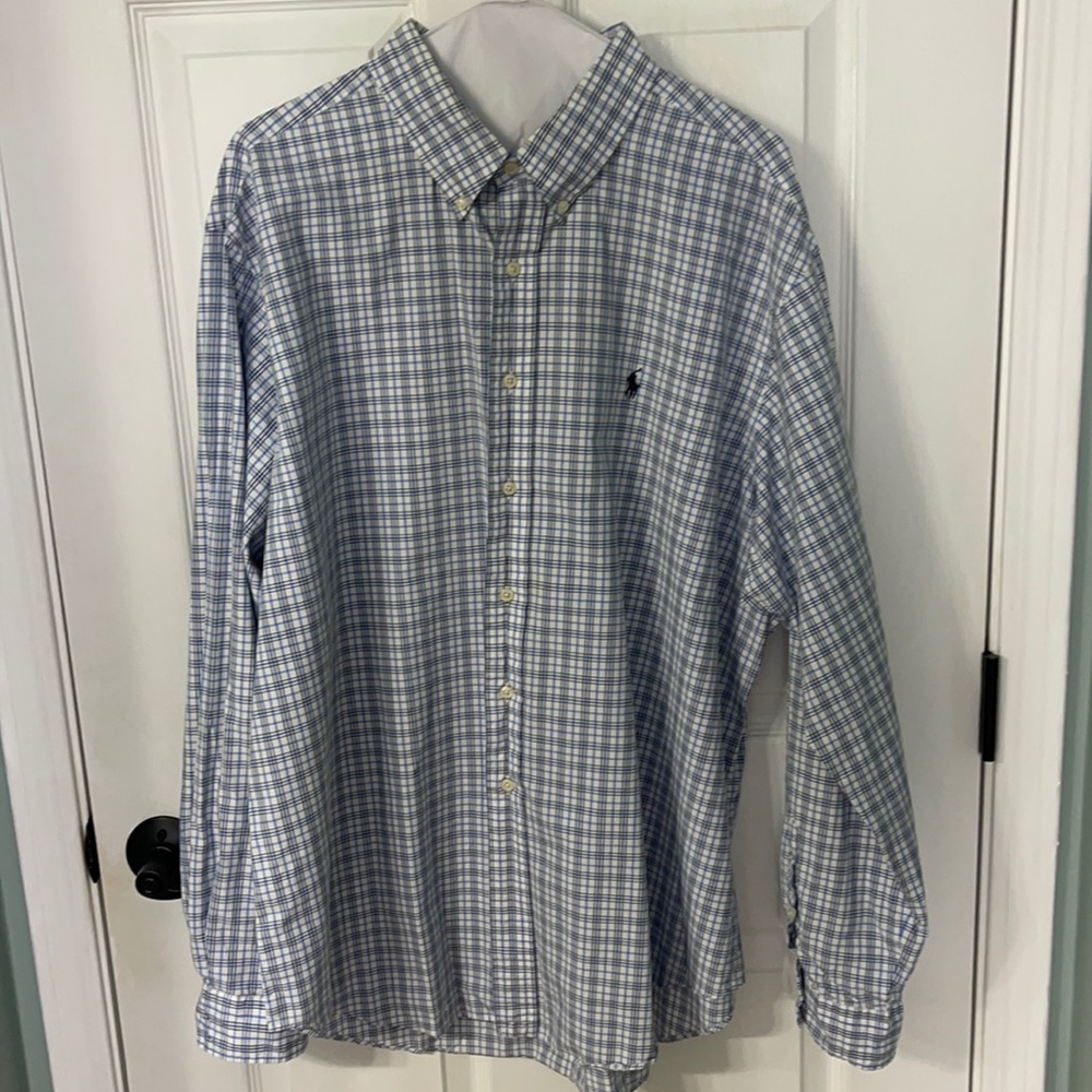 Ralph Lauren Classic Fit Plaid Shirt - XXL